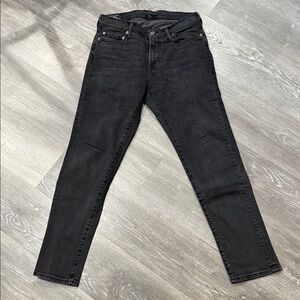 Abercrombie & Fitch Men's Dark Gray Skinny Jeans